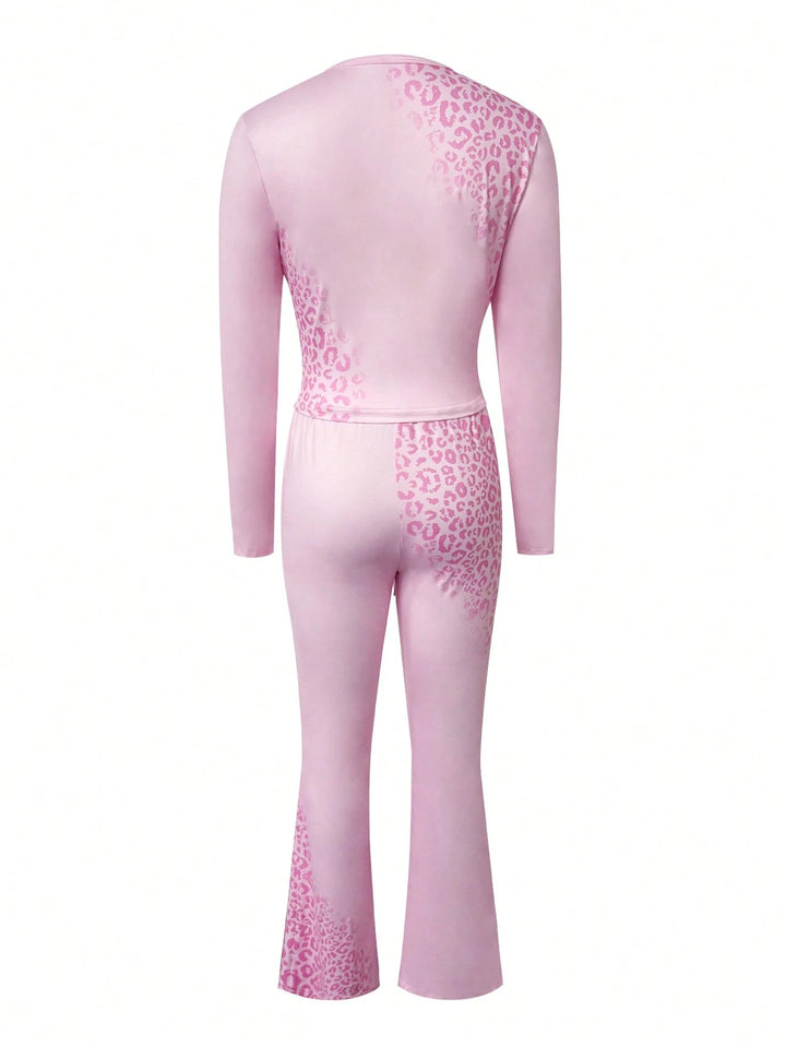 Compleu pijamale SHEIN, roz