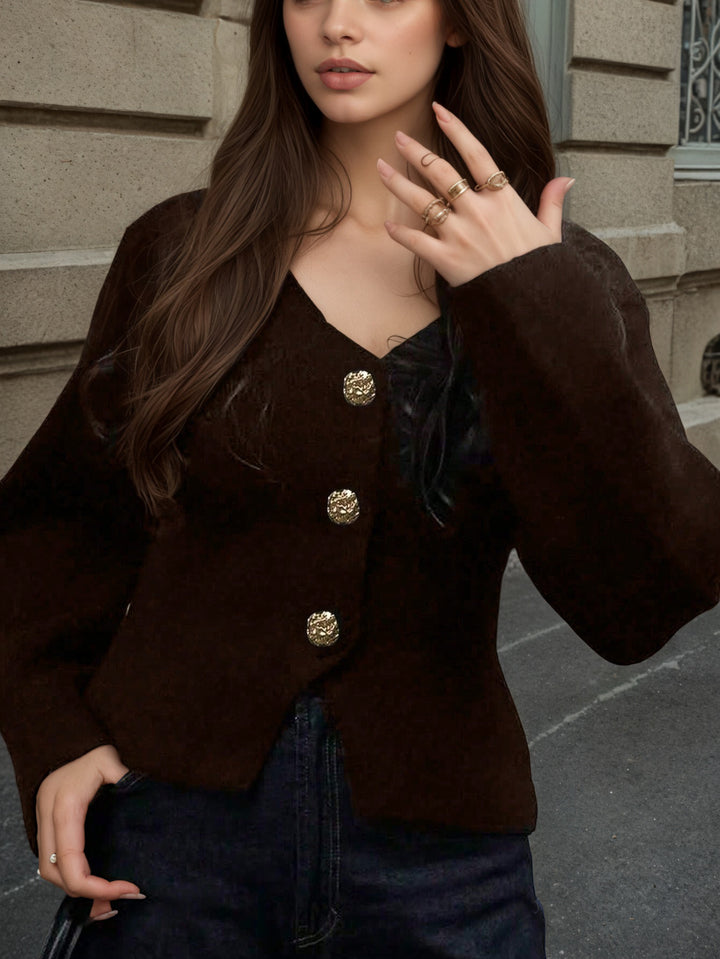 SHEIN kardigán, barna