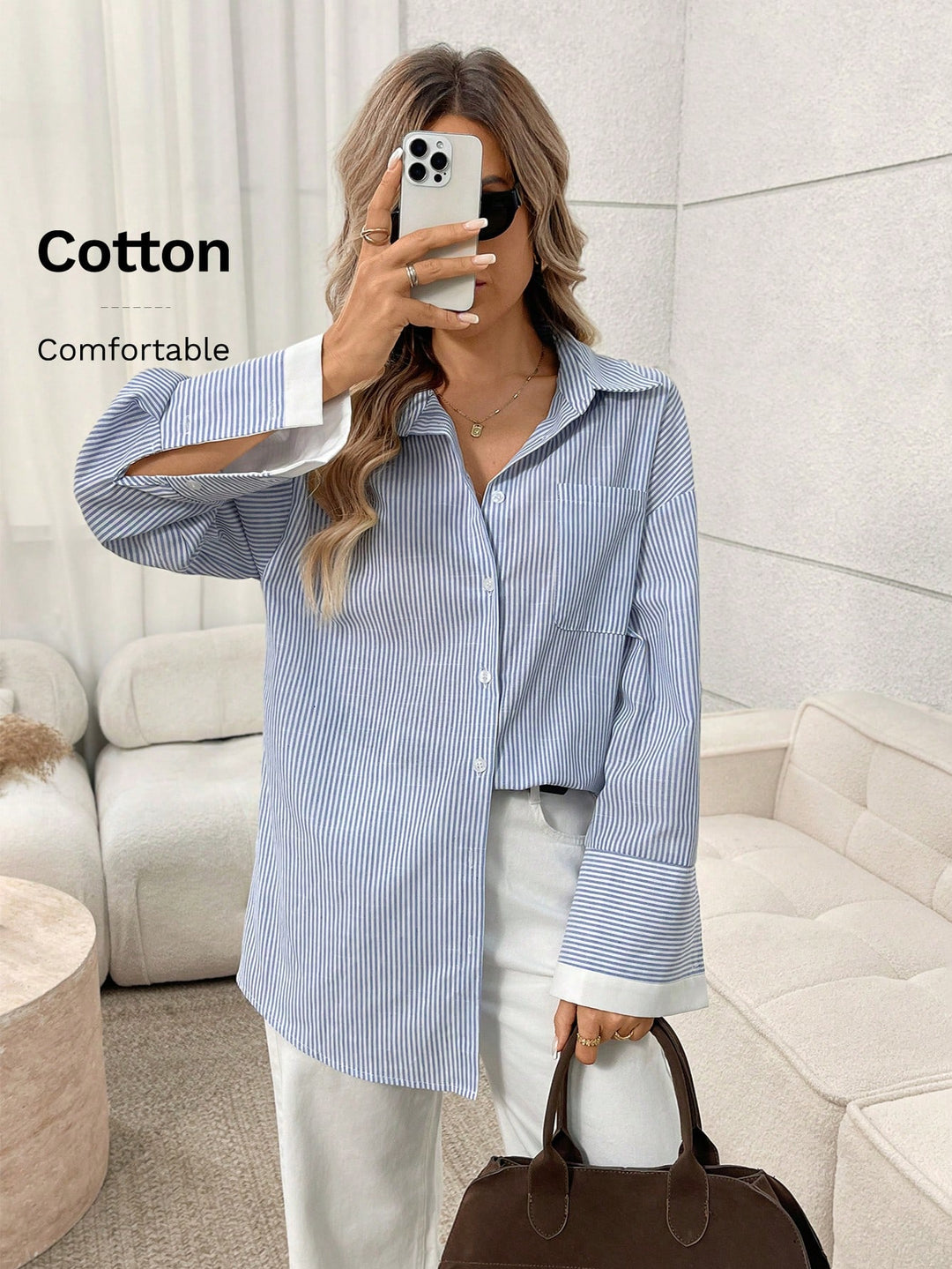 Bluza SHEIN, albastru
