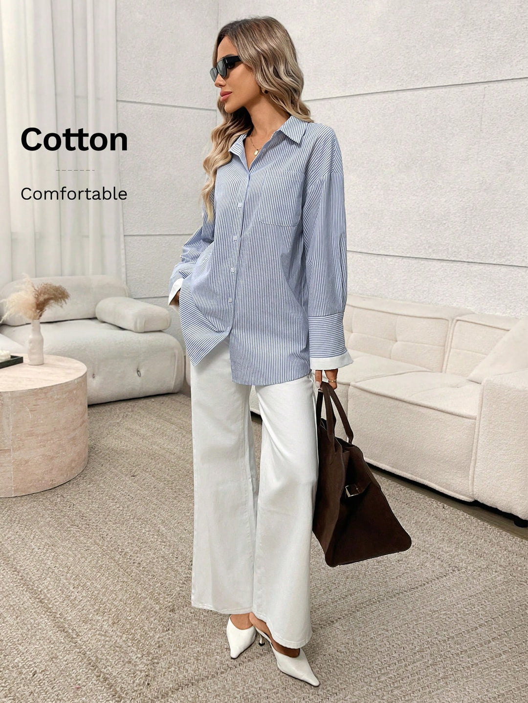 Bluza SHEIN, albastru
