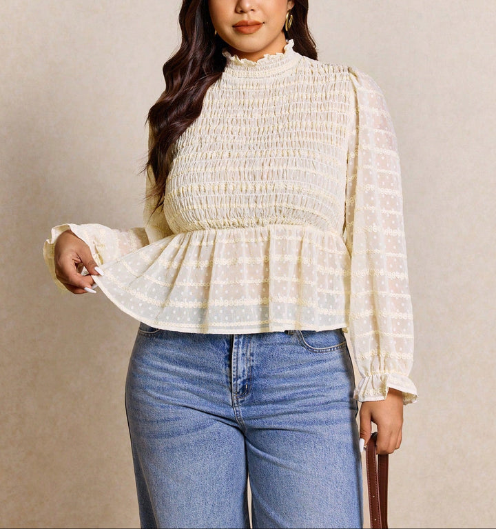 Cămașă SHEIN, crem