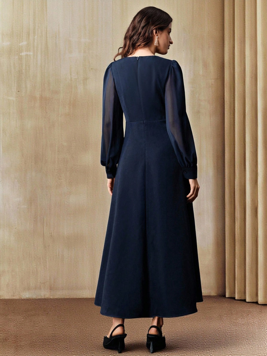 Rochie maxi SHEIN, albastru