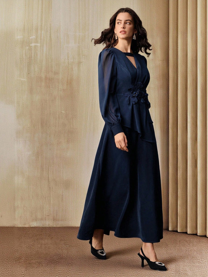 Rochie maxi SHEIN, albastru
