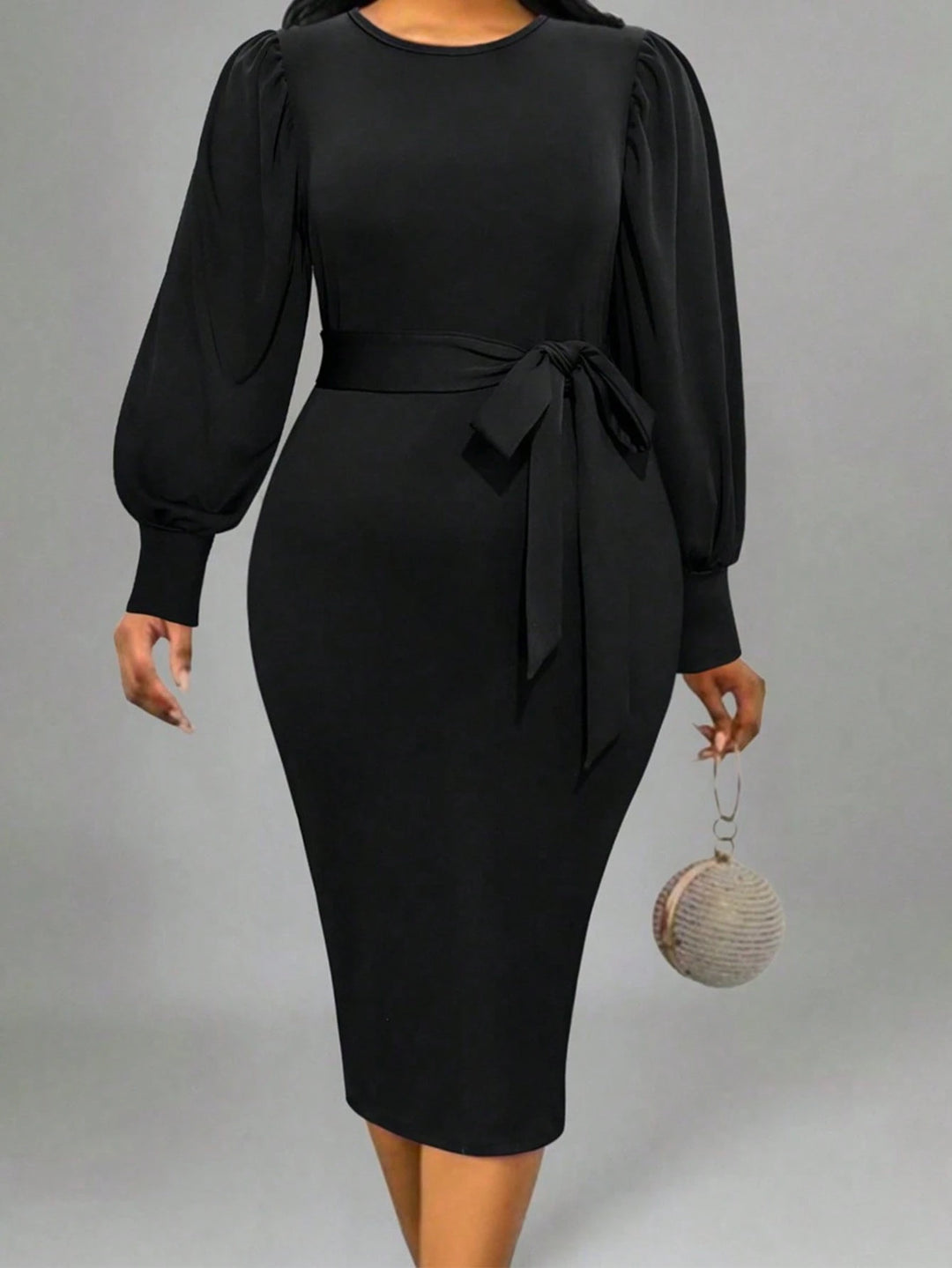 Rochie midi SHEIN, negru
