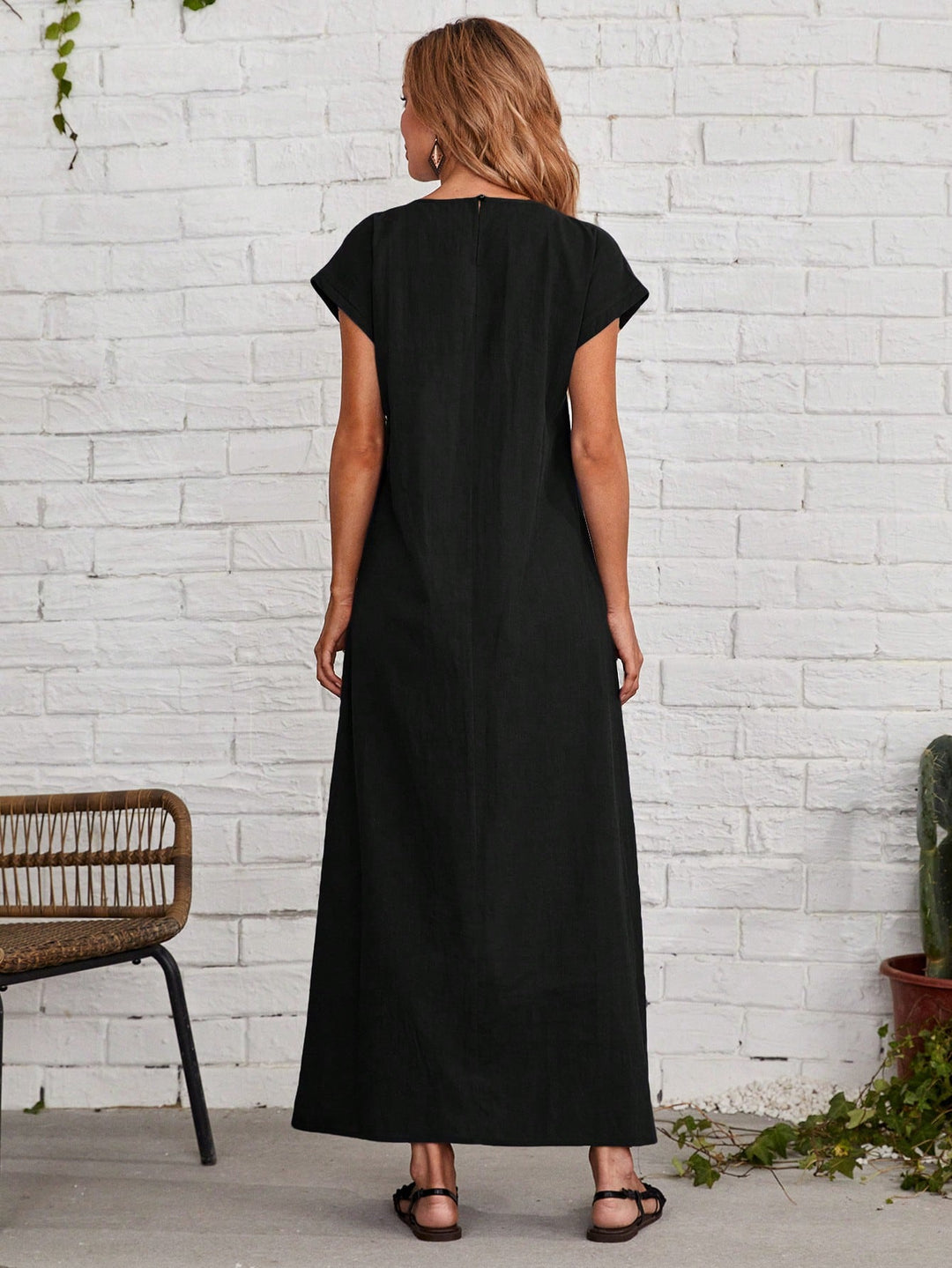 Rochie maxi SHEIN, negru