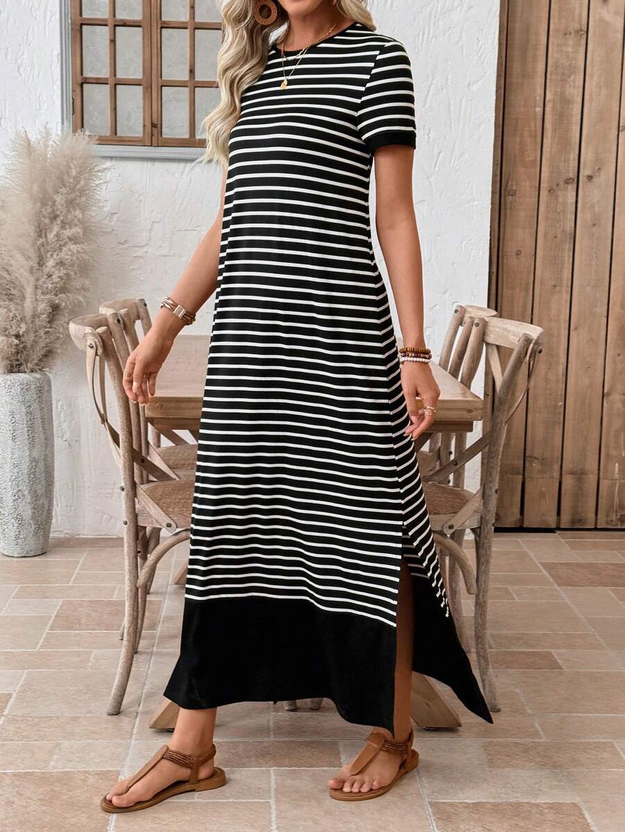 Rochie maxi SHEIN, mix culori