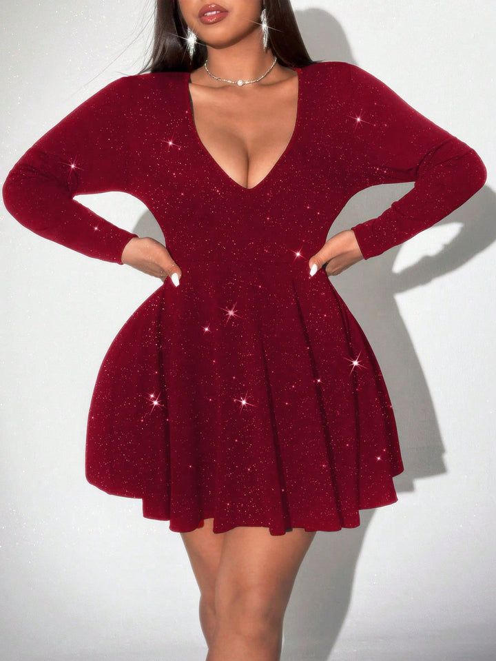 Rochie SHEIN, vișiniu