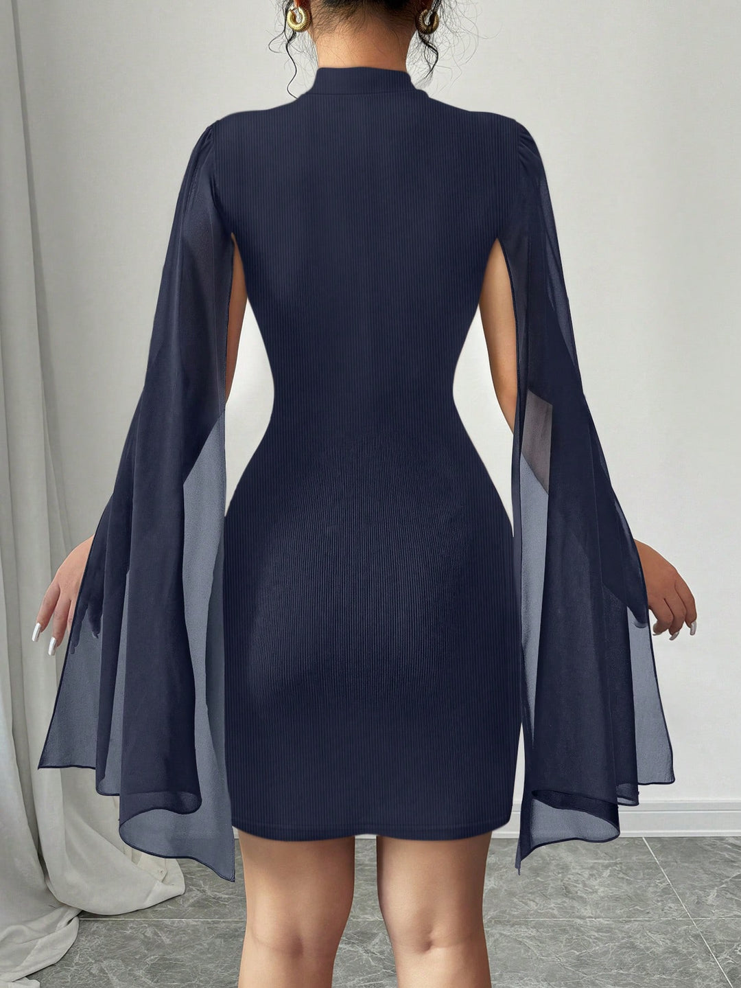 Rochie mini SHEIN, bleumarin