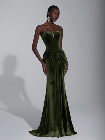 Rochie de ocazie SHEIN, verde