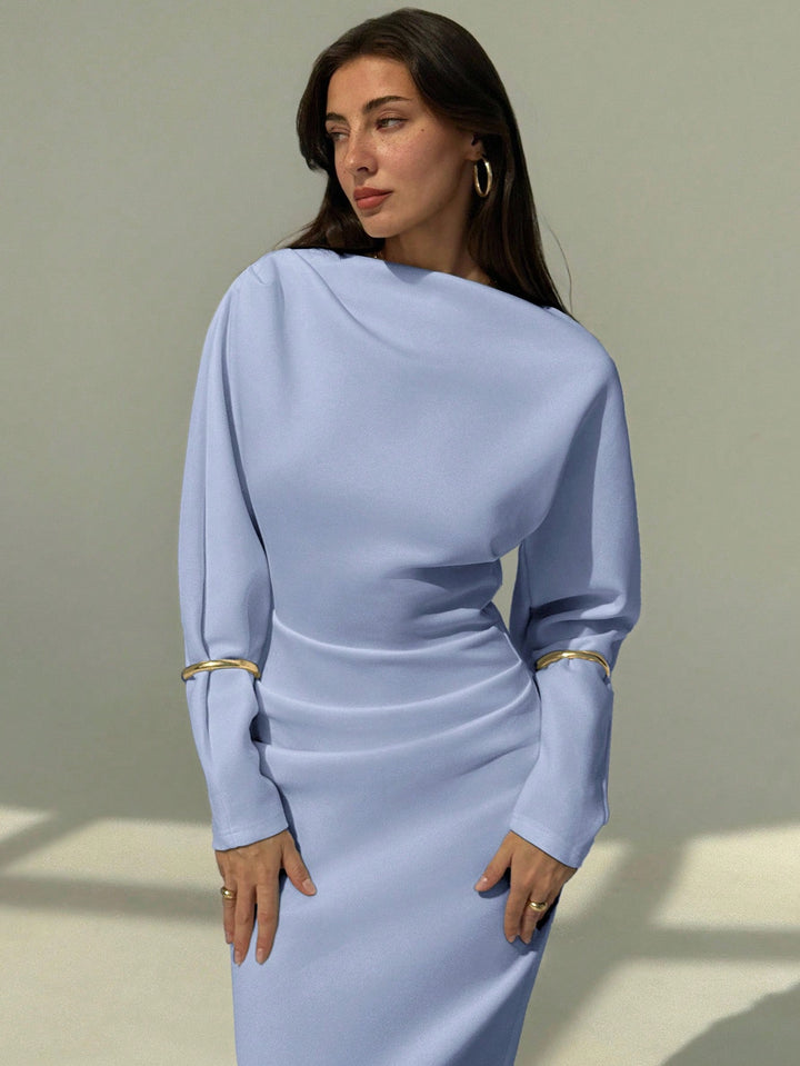 Rochie maxi SHEIN, albastru