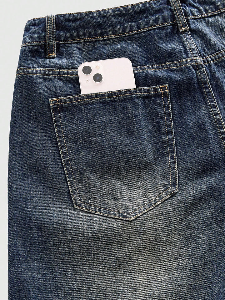 Jeans SHEIN, albastru