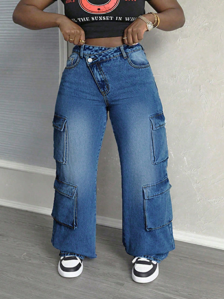 Jeans SHEIN, albastru