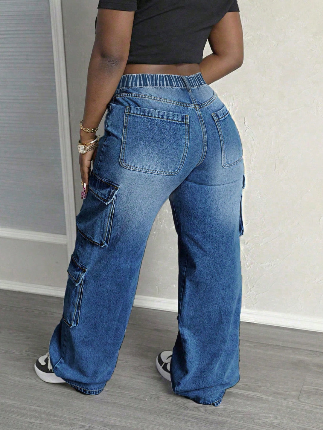 Jeans SHEIN, albastru