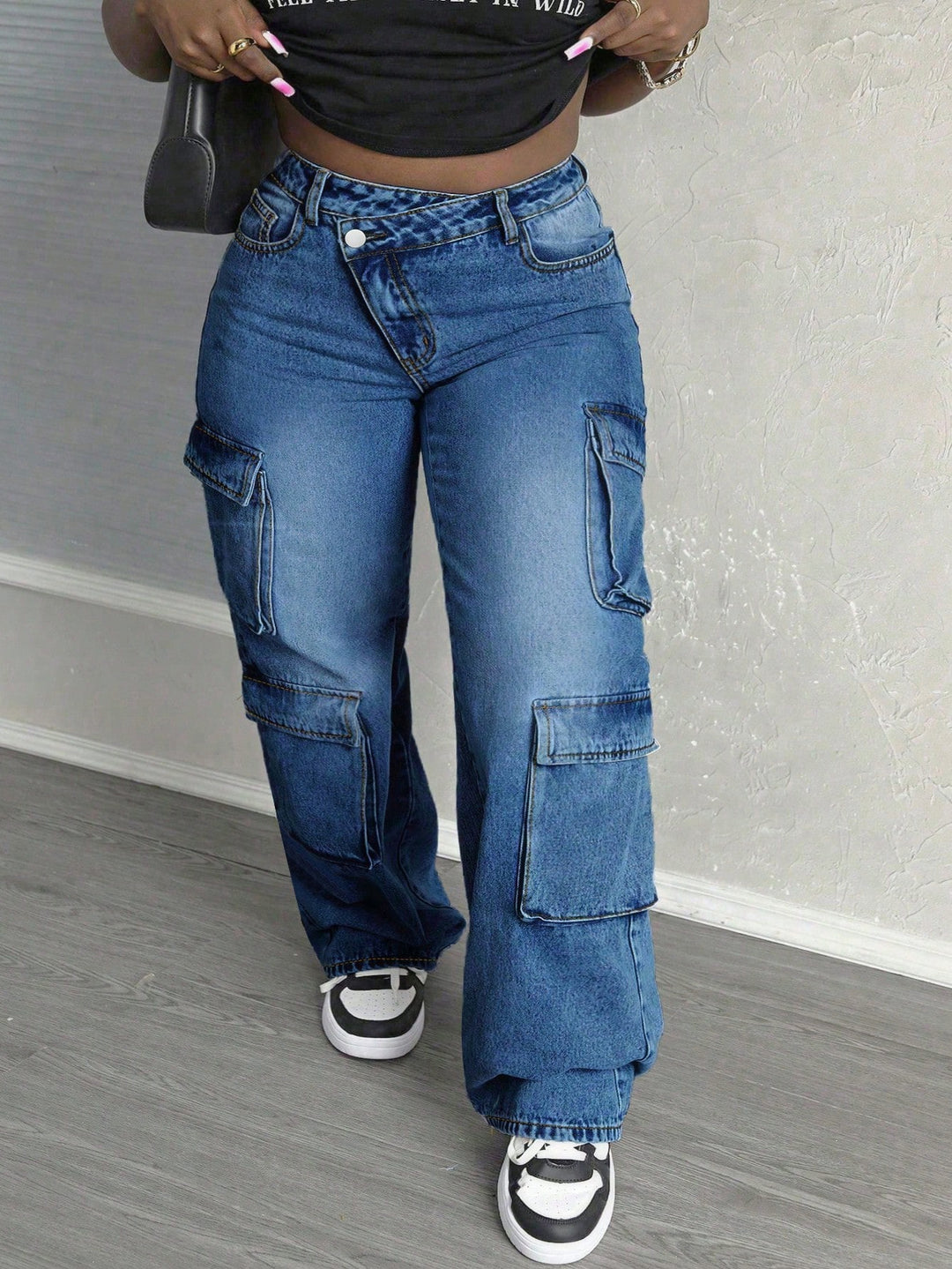 Jeans SHEIN, albastru