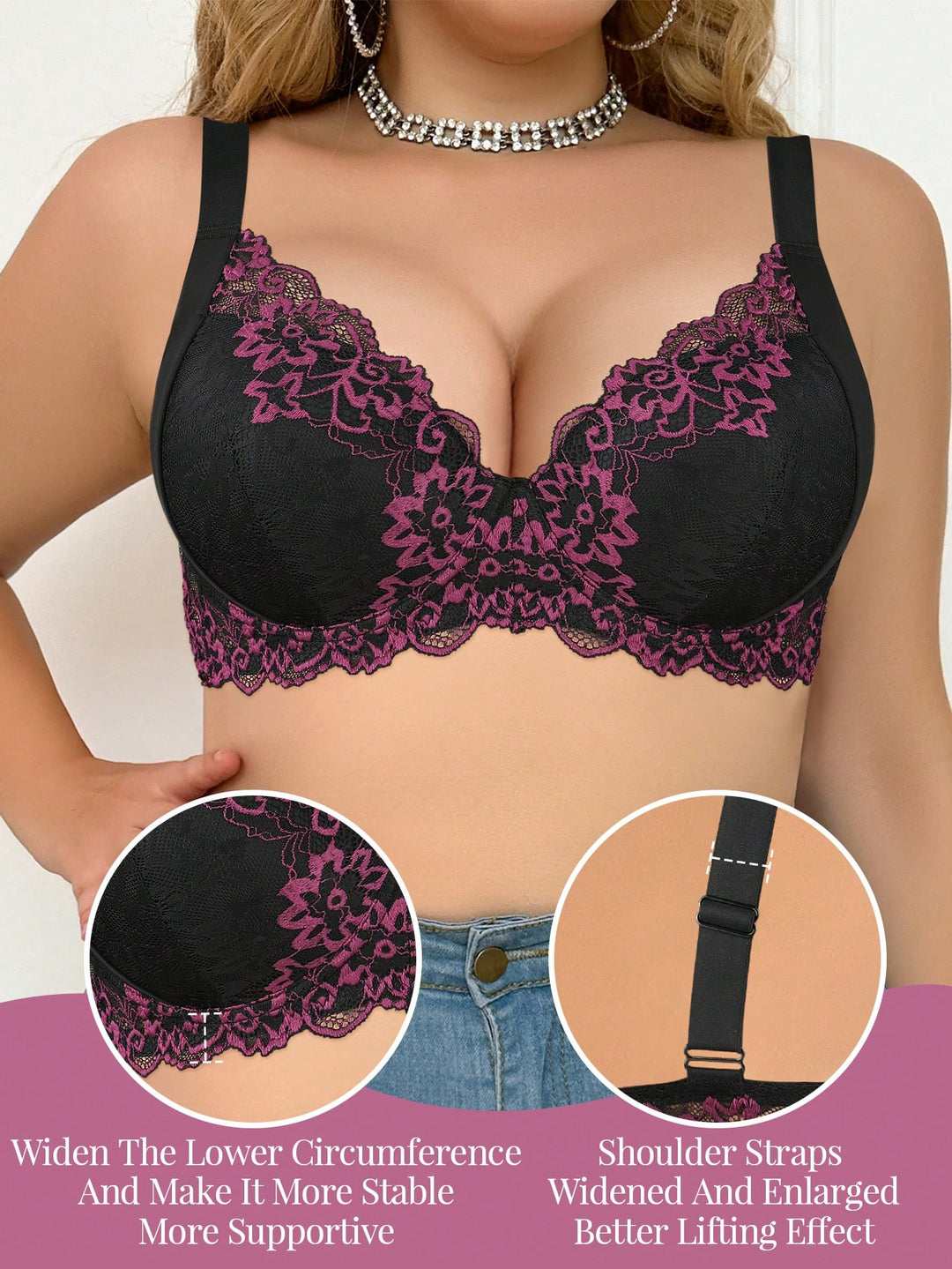 Sutien SHEIN, mix culori