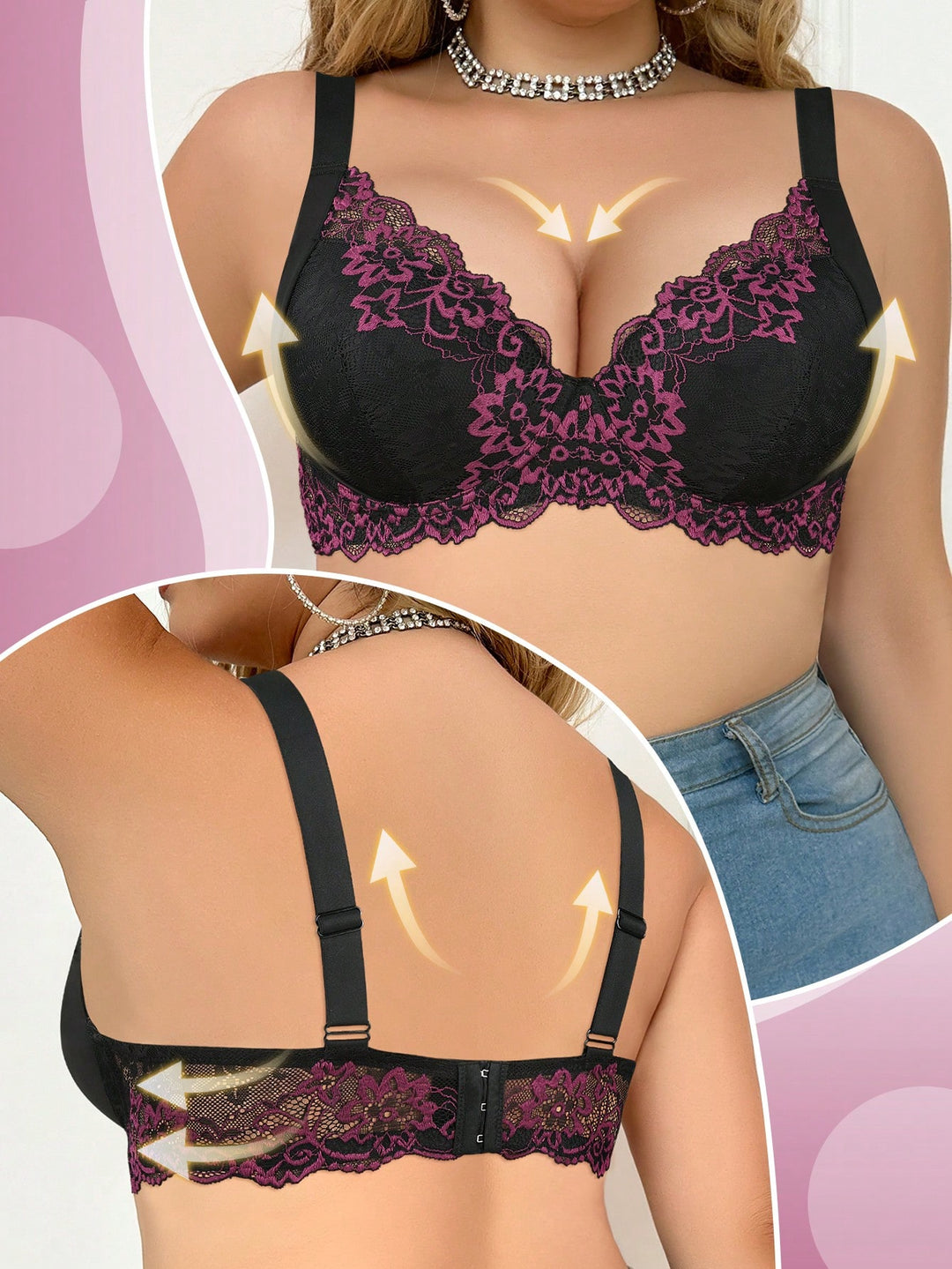 Sutien SHEIN, mix culori