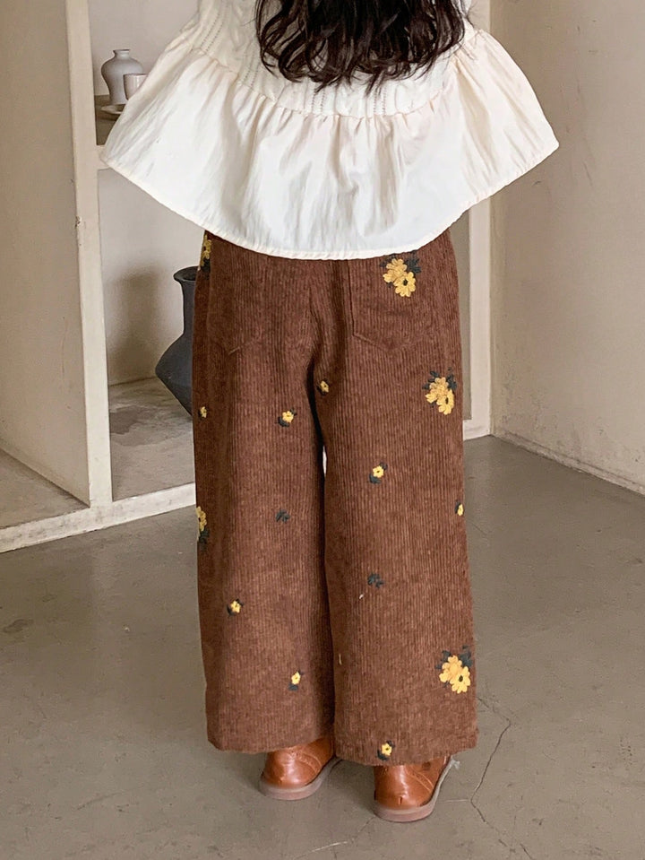 Pantaloni SHEIN, maro