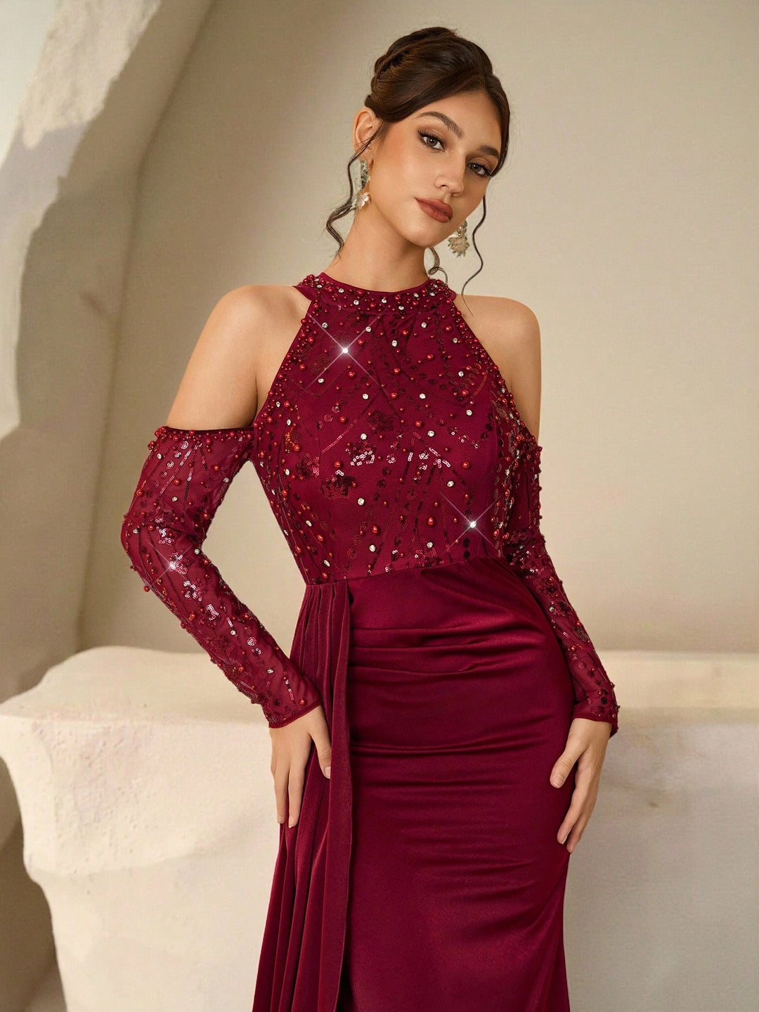 Rochie SHEIN, vișiniu