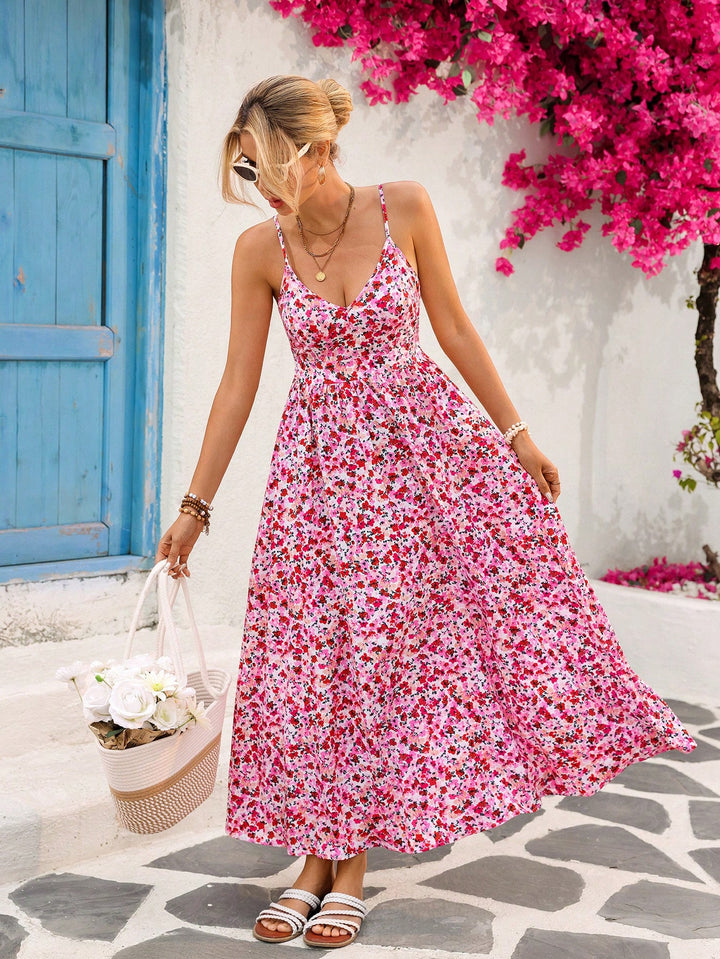 Rochie maxi SHEIN, mix culori