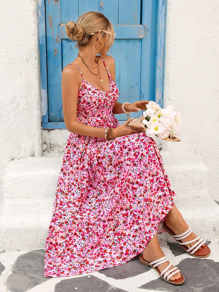 Rochie maxi SHEIN, mix culori