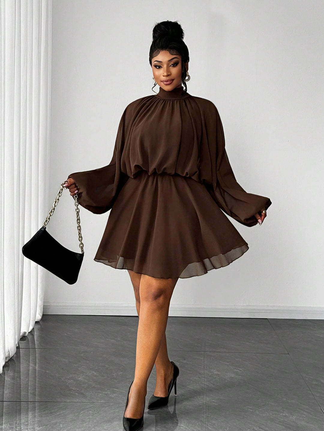 Rochie SHEIN, maro