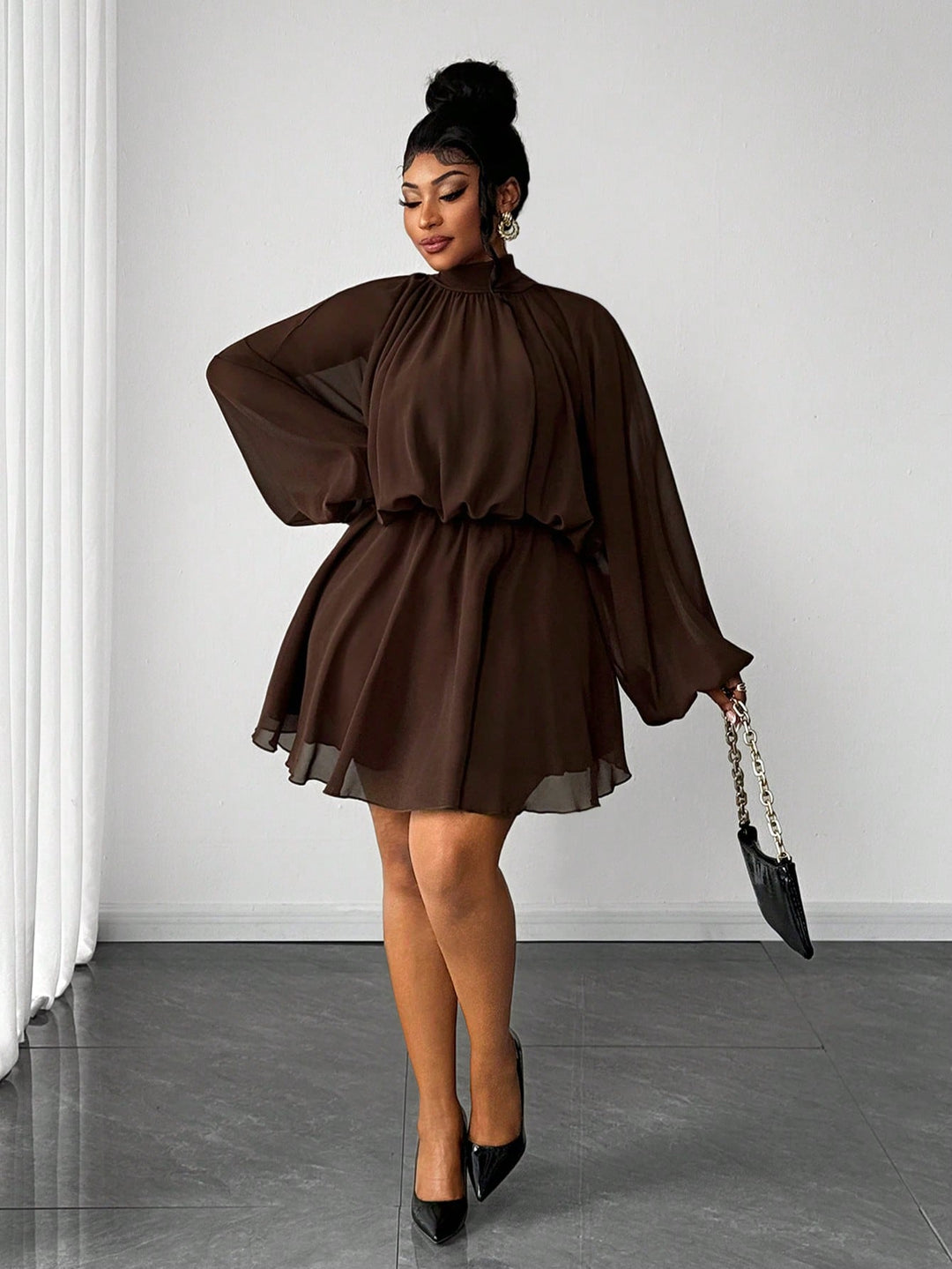 Rochie SHEIN, maro