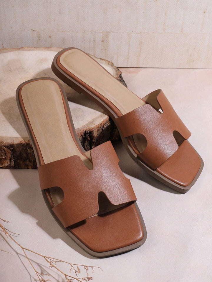Sandale SHEIN, maro