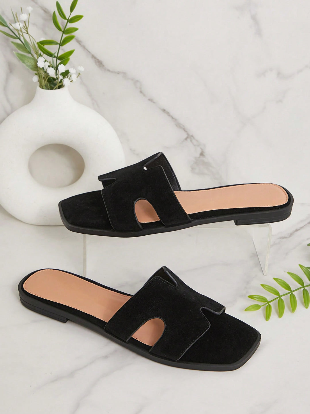 Sandale SHEIN, negru
