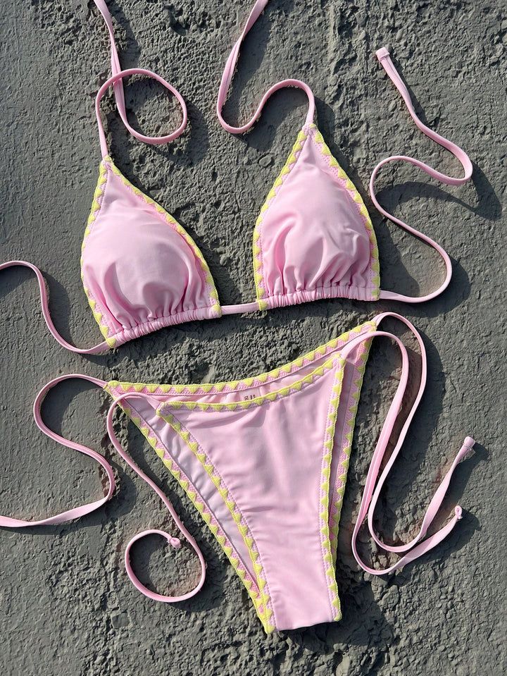 Set bikini SHEIN, roz