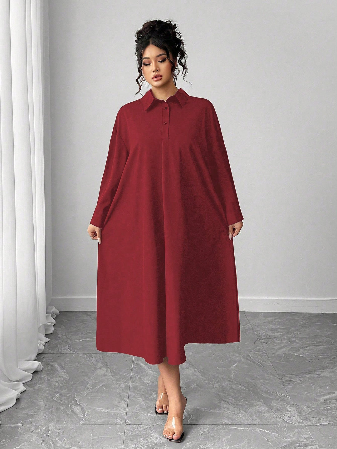 Rochie SHEIN, vișiniu
