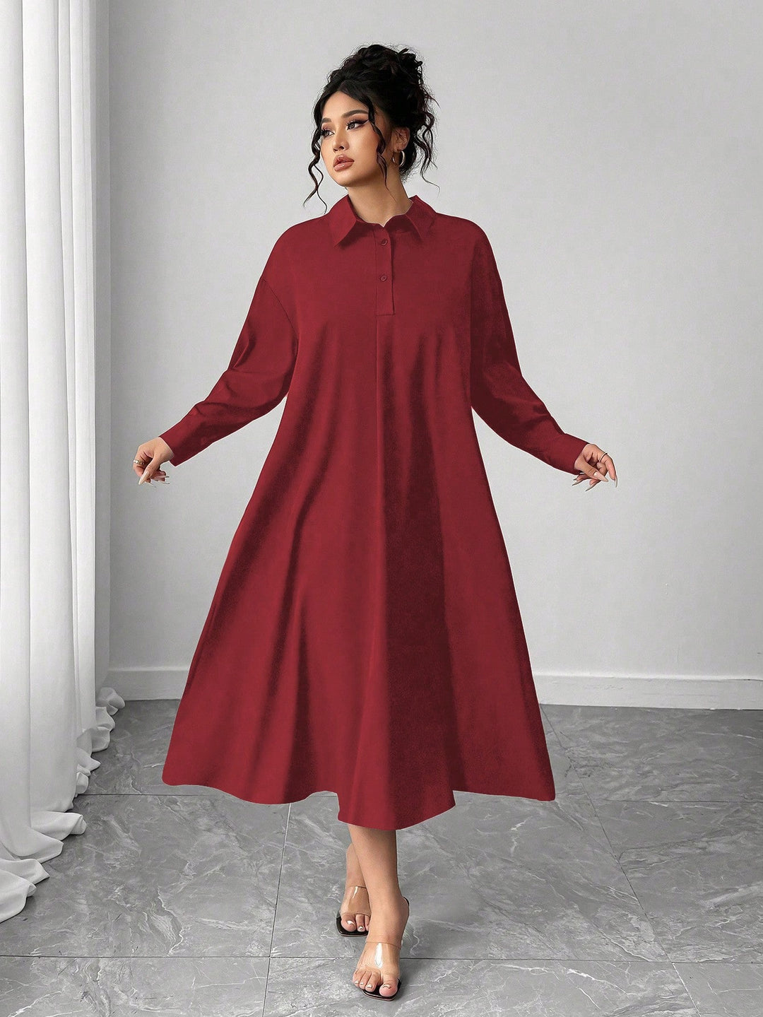 Rochie SHEIN, vișiniu