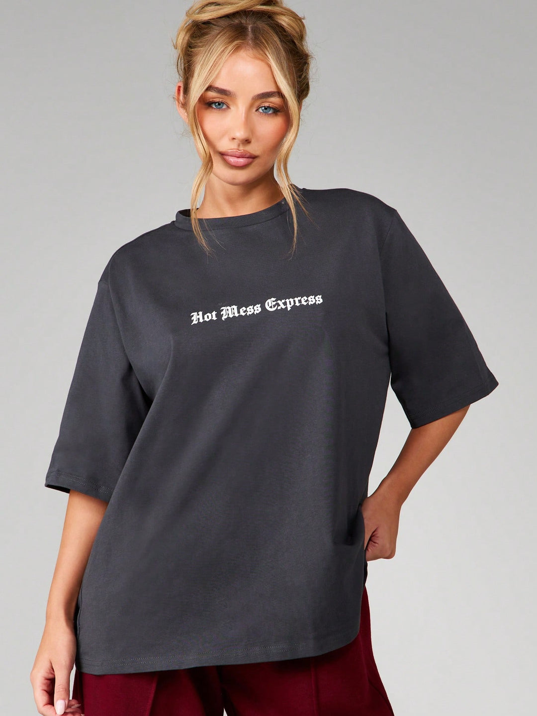 Tricou SHEIN, gri
