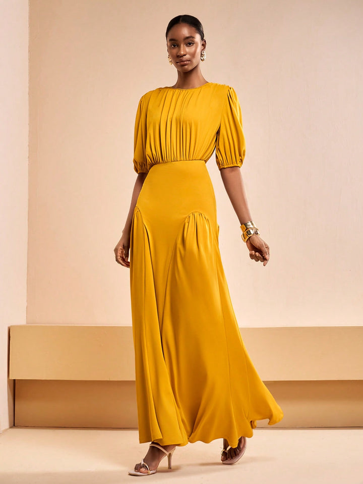 Rochie maxi SHEIN, galben