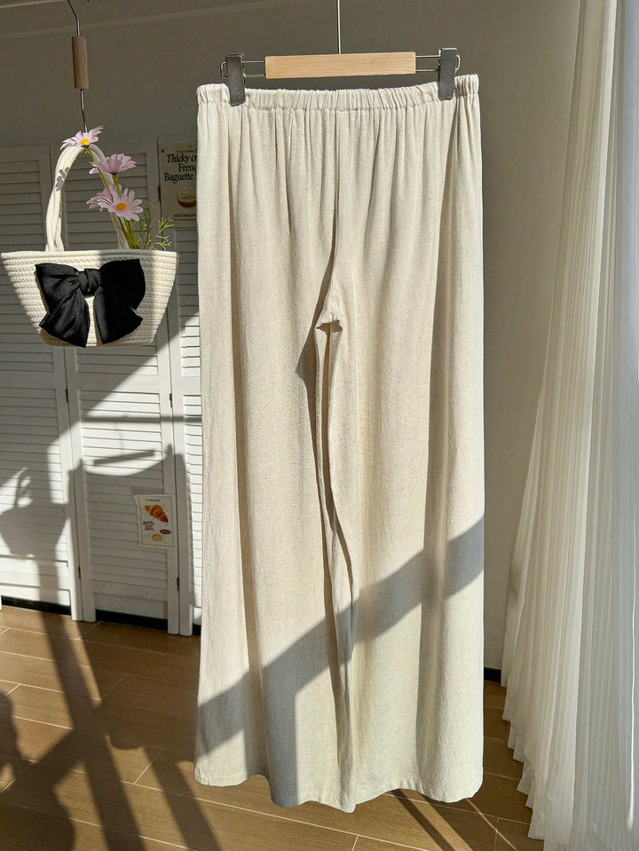 Pantaloni SHEIN, cream