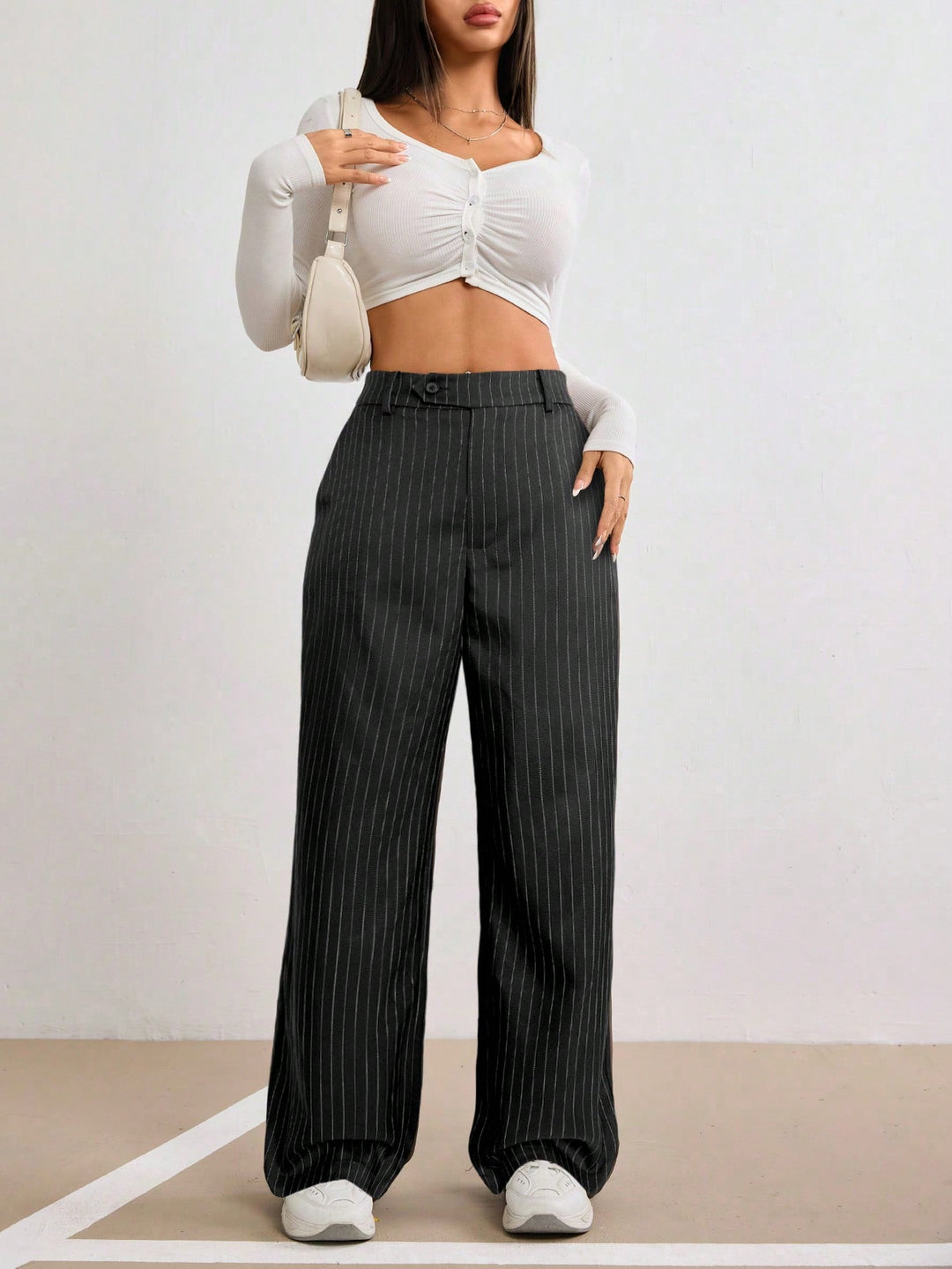 Pantaloni SHEIN, negru
