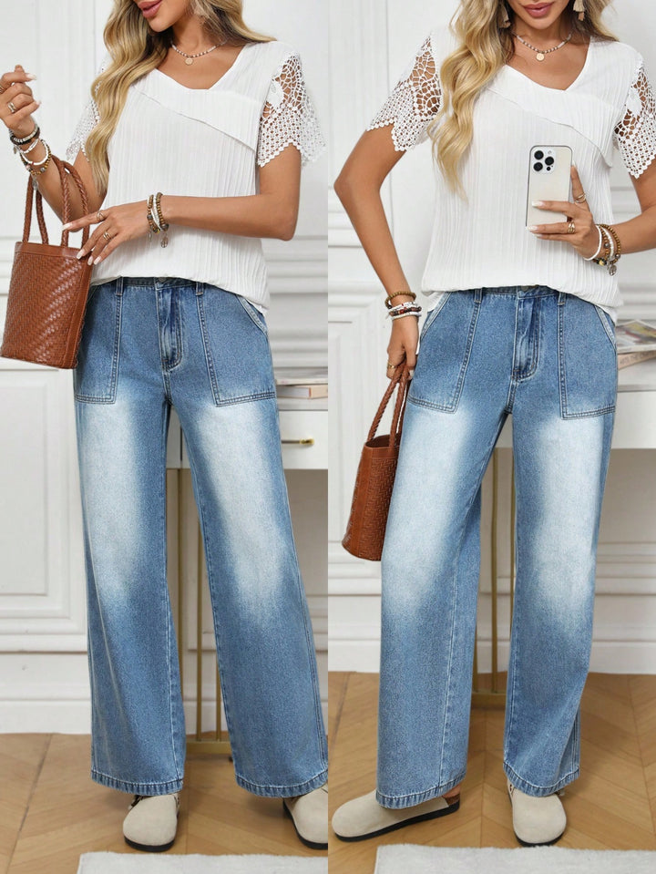 Jeans SHEIN, albastru
