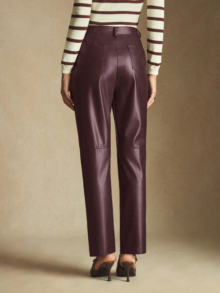 Pantaloni SHEIN, vișiniu