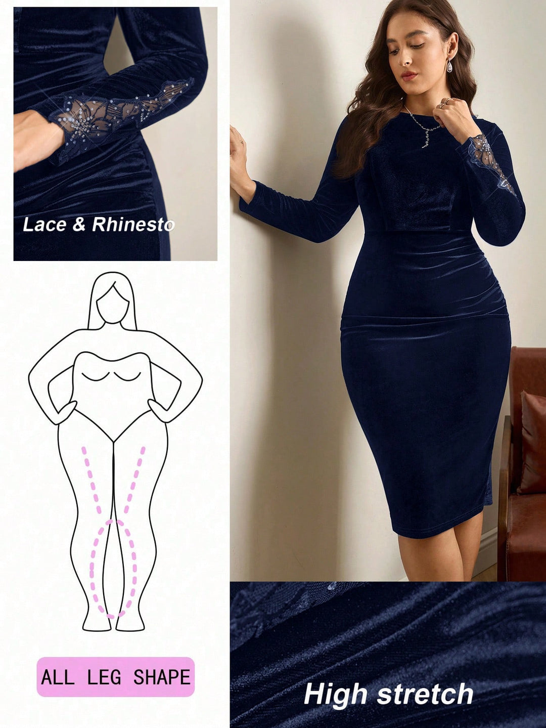Rochie SHEIN, albastru