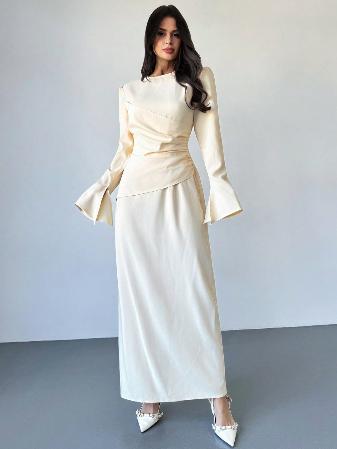 Rochie maxi SHEIN, galben