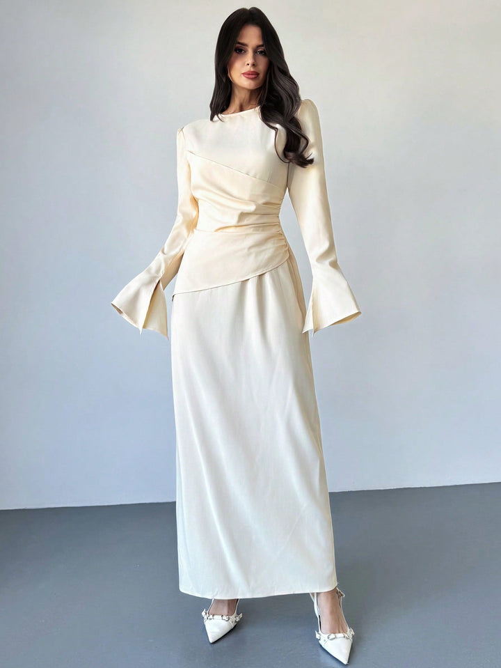 Rochie maxi SHEIN, galben