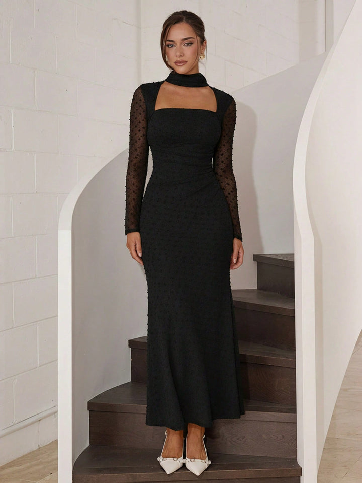 Rochie maxi SHEIN, negru