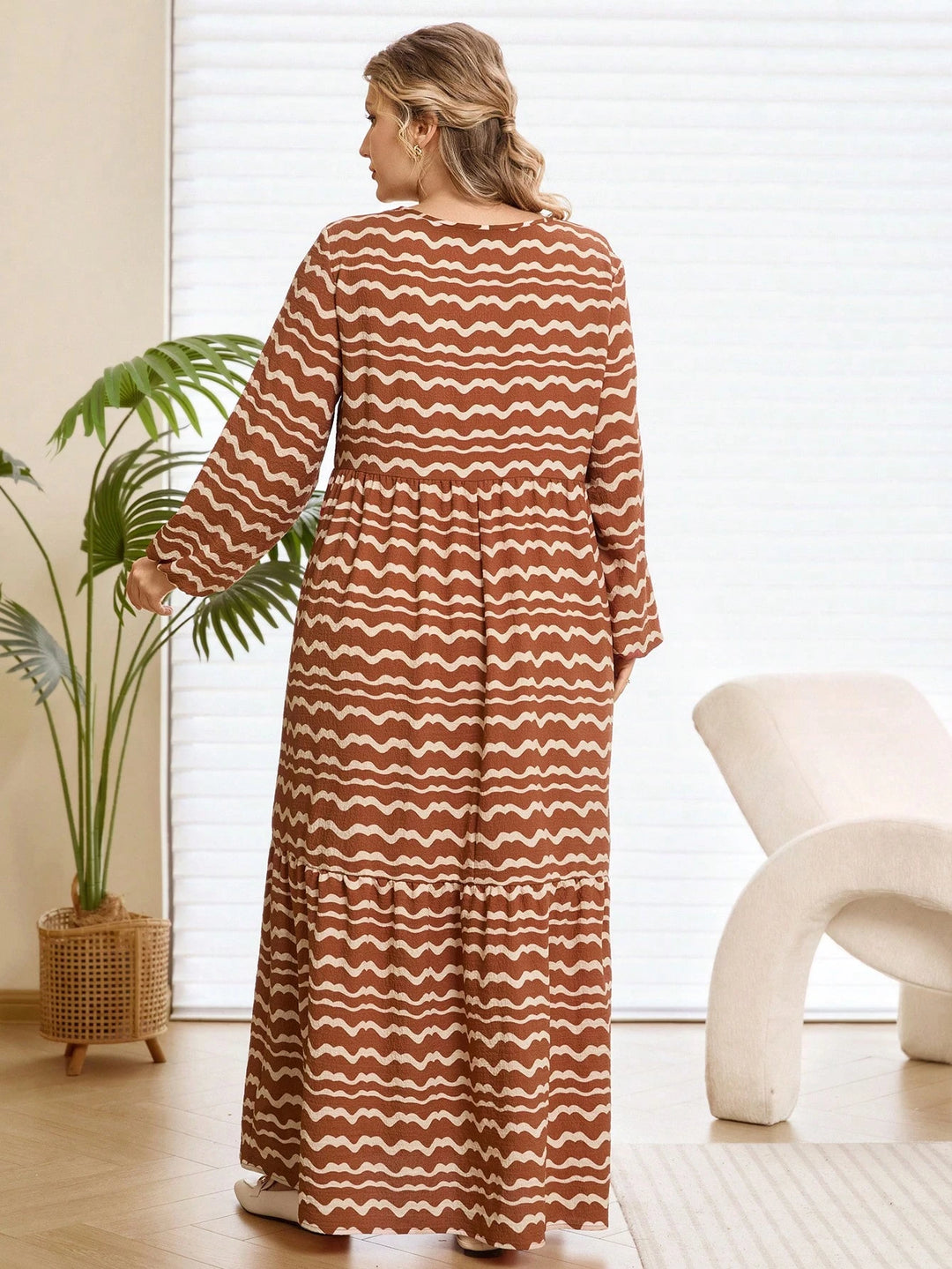 SHEIN mix color maxi ruha