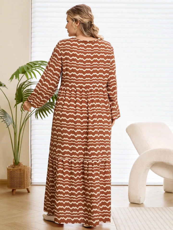 SHEIN mix color maxi ruha