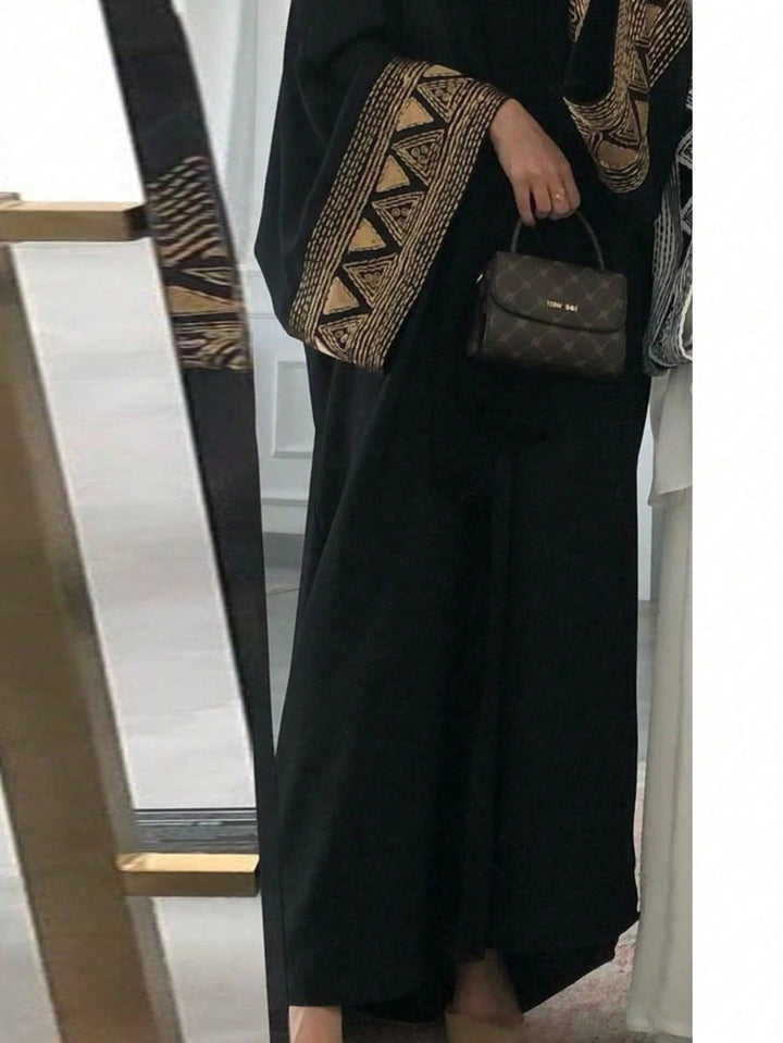 Set caftan și jalabiya SHEIN, negru