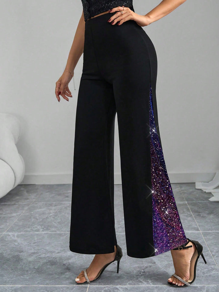 Pantaloni SHEIN, mov