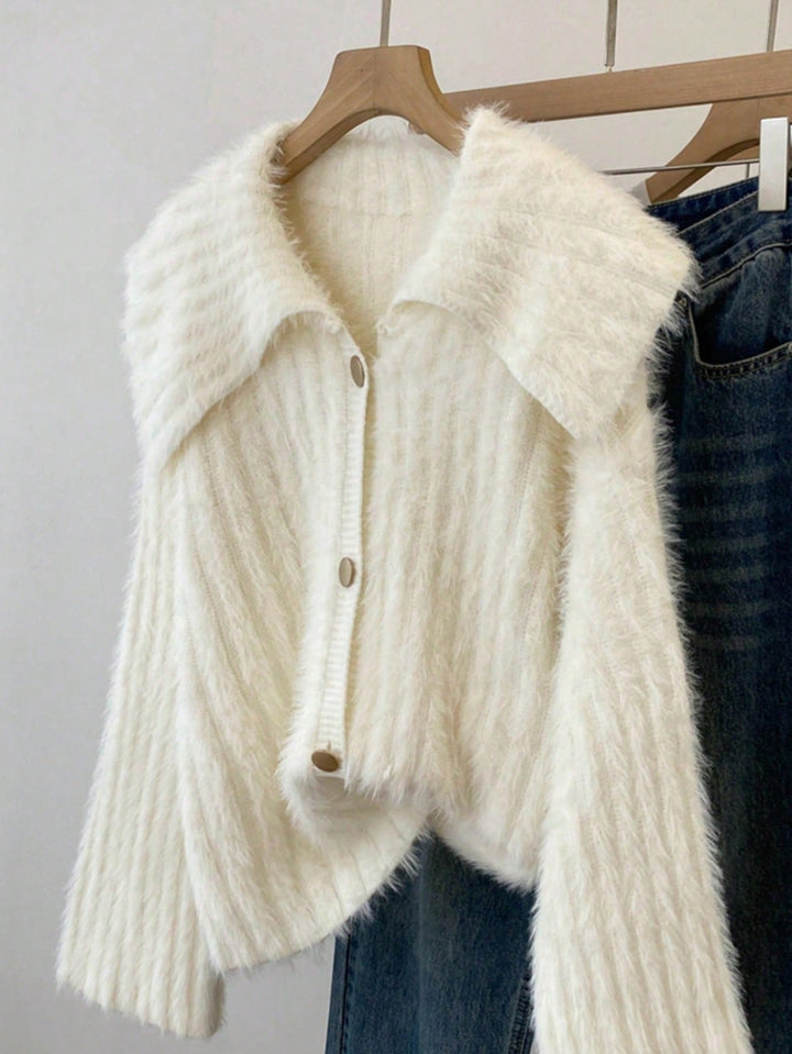 Cardigan SHEIN, alb