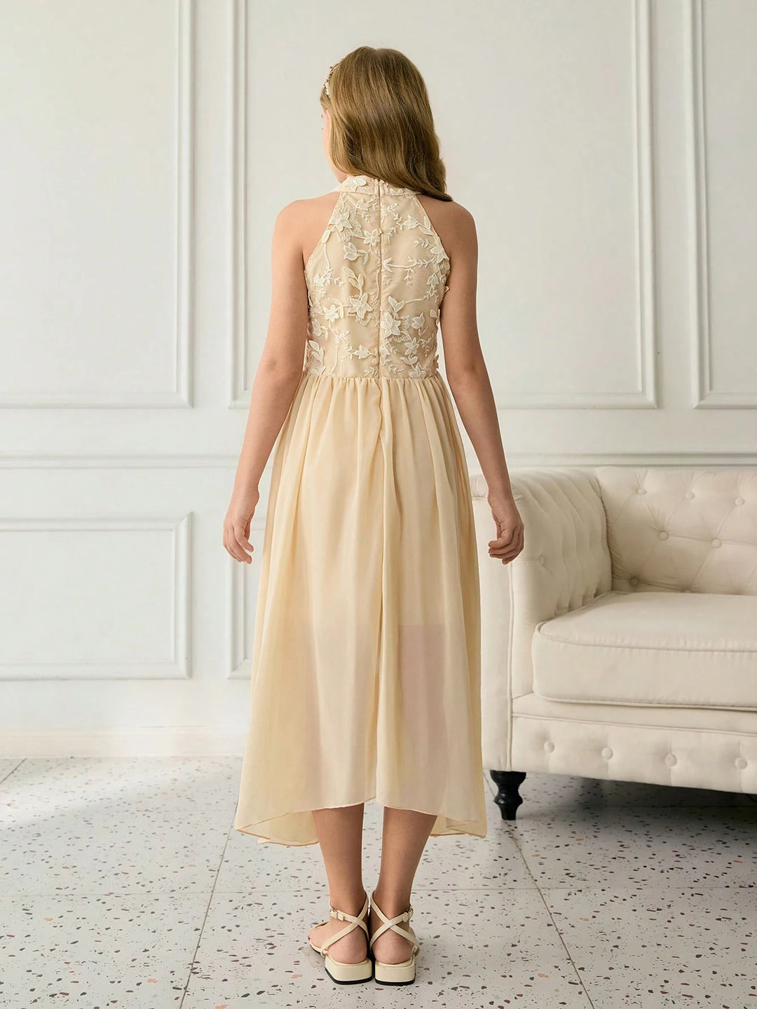 Rochie SHEIN, crem