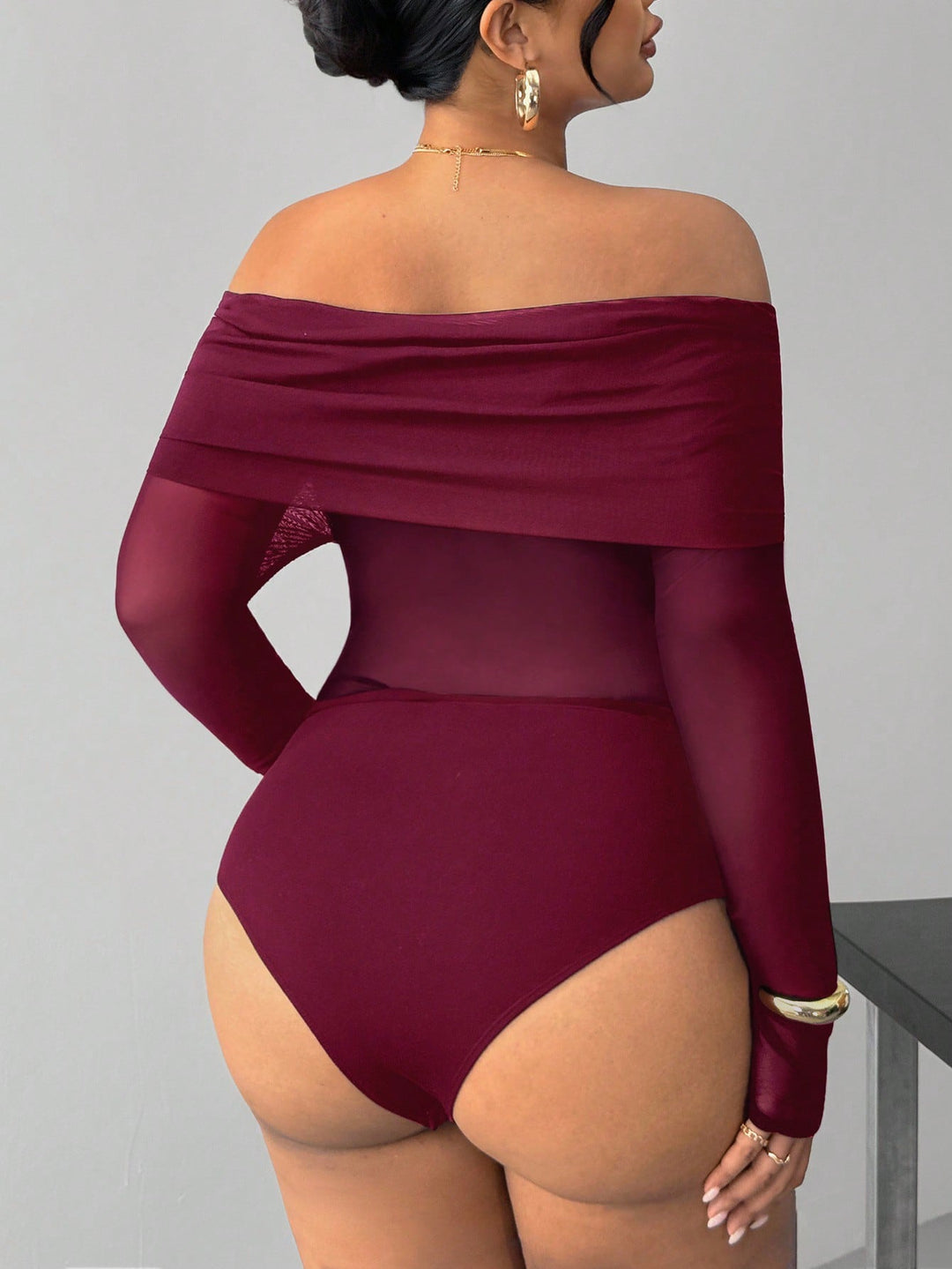 Body SHEIN, vișiniu