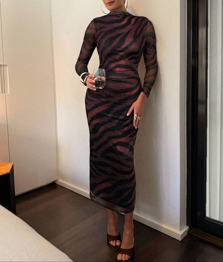 Rochie midi SHEIN, mix culori