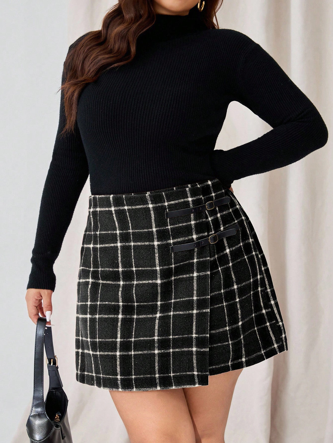 Fustă mini SHEIN, negru